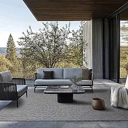 Tapete para interior e exterior - Hayden (cinza)