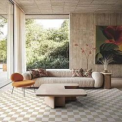 Tapete para interior e exterior - Lucida (bege)