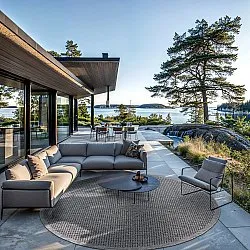 Tapete redondo - Tromsø (antracite)