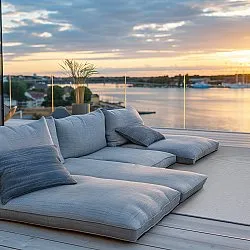 Tapete para interior e exterior - Sortelha (azul)