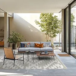 Shaggy Indoor/Outdoor - Patton (cinza)