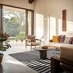 Tapete para interior e exterior - Roscoe (preto)