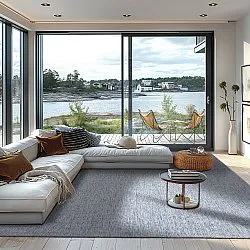 Tapete para interior e exterior - Monsanto (cinza)