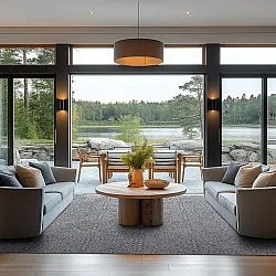 Tapete para interior e exterior - Alesund (cinza)