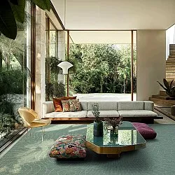 Tapete para interior e exterior - Thurman (verde)