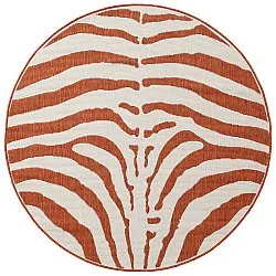 Tapete redondo - Indoor/Outdoor Winona (laranja)