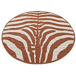 Tapete redondo - Indoor/Outdoor Winona (laranja)