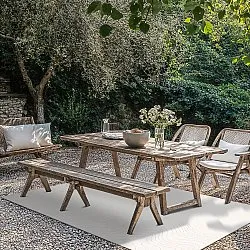 Tapete para interior e exterior - Zelmare (offwhite)