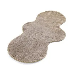 Passadeira Ondulada - Aranga Super Soft Fur (marrom)