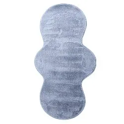 Passadeira Ondulada - Aranga Super Soft Fur (azul aço)