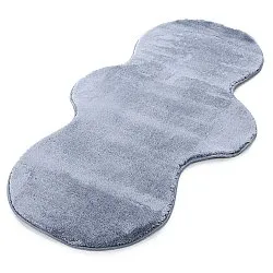 Passadeira Ondulada - Aranga Super Soft Fur (azul aço)
