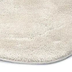 Tapete Redondo Ondulado - Aranga Super Soft Fur (bege)