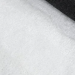 Tapete Redondo Ondulado - Aranga Super Soft Fur (branco)