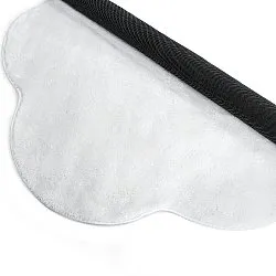 Tapete Redondo Ondulado - Aranga Super Soft Fur (branco)