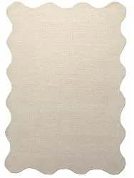 Tapete de lã ondulado - Diu Hand Tufted Wool Premium (creme)