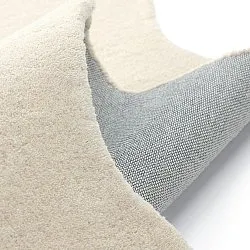 Tapete de lã ondulado - Diu Hand Tufted Wool Premium (creme)
