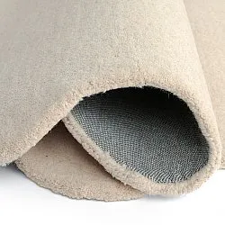 Tapete de lã ondulado - Diu Hand Tufted Wool Premium (creme)