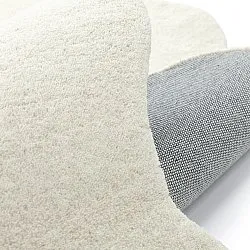 Tapete de lã ondulado - Diu Hand Tufted Wool Premium (branco)