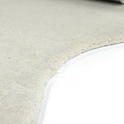 Tapete de lã ondulado - Diu Hand Tufted Wool Premium (branco)