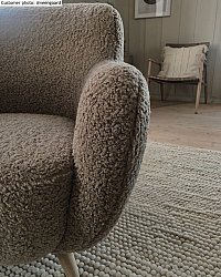 Tapete de lã - Avafors Wool Bubble (bege)