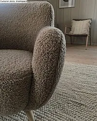Tapete de lã - Avafors Wool Bubble (bege)