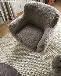 Tapete de lã - Avafors Wool Bubble (bege)