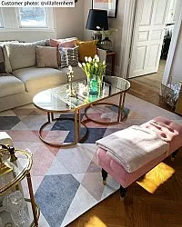 Tapete Wilton - Jeral (bege/multicolorido)