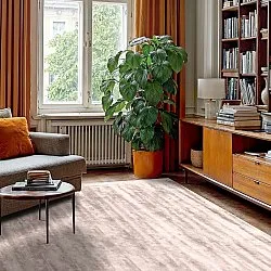 Tapete de viscose - Jodhpur Special Luxury Edition (cinza claro/bege)