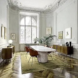 Tapete de viscose - Jodhpur Special Luxury Edition (verde oliva)