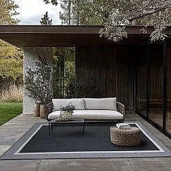 Tapete para interior e exterior - Alta (preto)