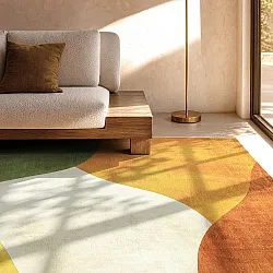 Tapete Wilton - Auckland (terracota/verde/multi)