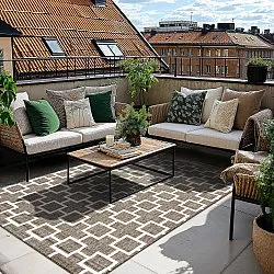 Tapete para interior e exterior - Brussels Silver (cinza)