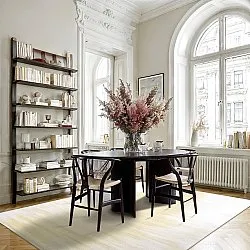 Tapete Wilton - Cara (branco/bege)