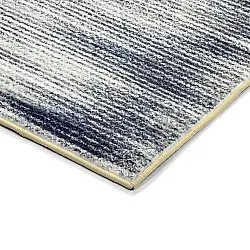 Tapete Wilton - Cara (branco/azul escuro)