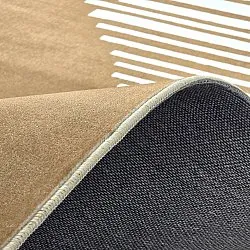 Tapete Wilton - Carmen (marrom/branco)