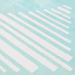 Tapete Wilton - Carmen (azul claro/branco)