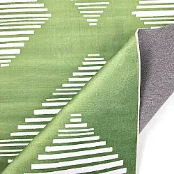 Tapete Wilton - Carmen (verde/branco)