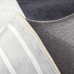 Tapete Wilton - Delft (branco/cinza/preto)