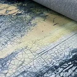 Tapete Wilton - Dolmio (preto/amarelo)