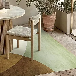 Tapete Wilton - Dunedin (verde/creme/multi)