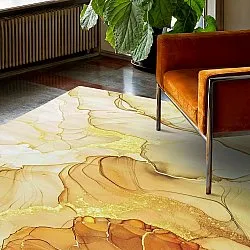 Tapete Wilton - Etienne (bege/dourado)