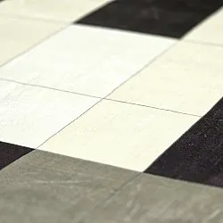 Tapete Wilton - Ferro (marrom/creme)