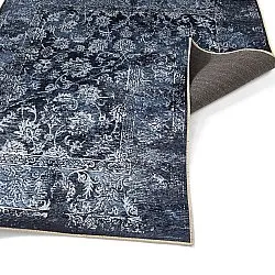 Tapete Wilton - Flowers (azul)