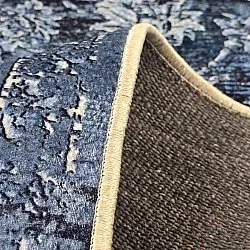 Tapete Wilton - Flowers (azul)