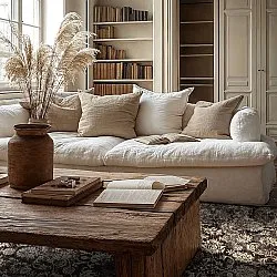 Tapete Wilton - Flowers (marrom)