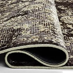 Tapete Wilton - Flowers (marrom)