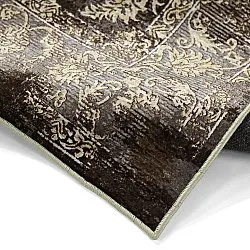 Tapete Wilton - Flowers (marrom)