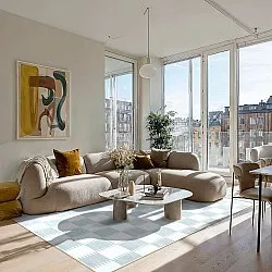 Tapete Wilton - Gobi (cinza/branco)