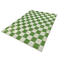 Tapete Wilton - Gobi (verde/branco)
