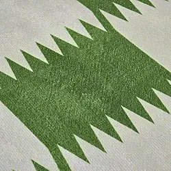 Tapete Wilton - Gobi (verde/branco)